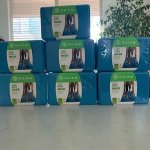 Brand new Gaiam Yoga Blocks Seven sets of Two